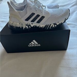 Adidas Ultra Boost White and Black Running Shoes
